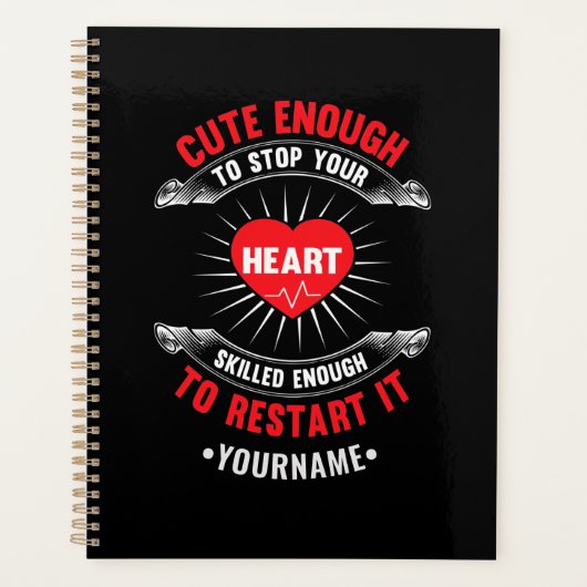 Genoeg om je hart te stoppen, genoeg om planner (Voorkant)