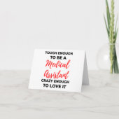 Genoeg om medisch assistent te zijn 2 kaart (Voorkant)