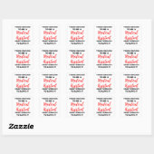 Genoeg om medisch assistent te zijn 2 vierkante sticker (Vel)