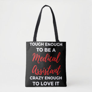 Genoeg om medisch assistent te zijn tote bag