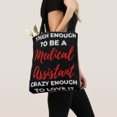 Genoeg om medisch assistent te zijn tote bag (Dichtbij)