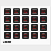 Genoeg om medisch assistent te zijn vierkante sticker (Vel)