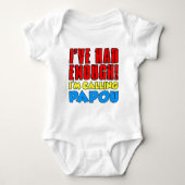 Genoeg om Papou te bellen Romper (Voorkant)