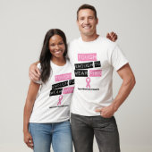 Genoeg om roze borstkanker te Draag T-shirt (Unisex)