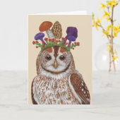 Genoeg om te praten over tawny uil / schimmel kaar kaart (Gele Bloem)