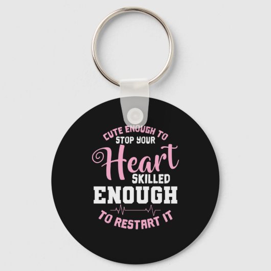 Genoeg om uw hart te stoppen, dat voldoende is om  sleutelhanger (Voorkant)