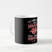 Genoeg om uw hartkamer tegen te houden koffiemok (Voorkant links)