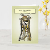 Genoeg over pandemieën, aanpasbare grappige kaart (Gele Bloem)