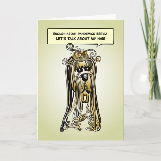 Genoeg over pandemieën grappig kaart (Voorkant)