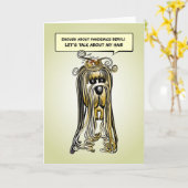 Genoeg over pandemieën grappig kaart (Gele Bloem)