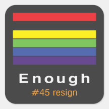 Genoeg regenboog Sticker