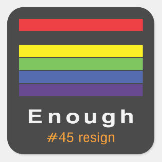 Genoeg regenboog Sticker