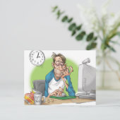 Genoeg slaap briefkaart (Staand voorkant)