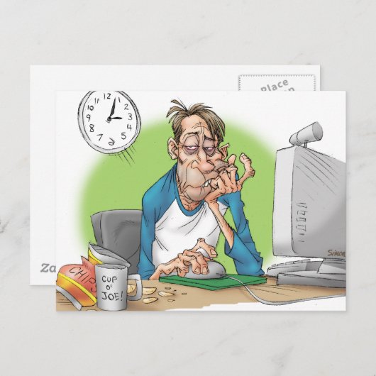 Genoeg slaap briefkaart (Voorkant / Achterkant)