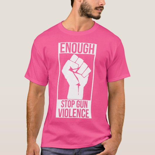 Genoeg Stop Pistool Violet Genoeg Pistool Control T-shirt (Voorkant)