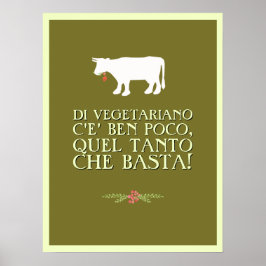 Genoeg vegetariër poster