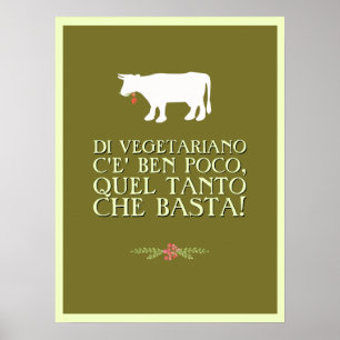 Genoeg vegetariër poster