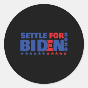 Genoeien met Biden Ronde Sticker