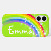 Genoemd 4 letter regenbooggroen hoesje (Achterkant (horizontaal))