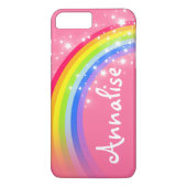 Genoemd 8 letter regenboogrode roze ifoon Case-Mate iPhone case (Achterkant)