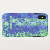 Genoemd helderblauw groen surf strandstijl Case-Mate iPhone case (Achterkant (horizontaal))