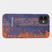 Genoemd marine oranje surven stijl Case-Mate iPhone case (Achterkant (horizontaal))