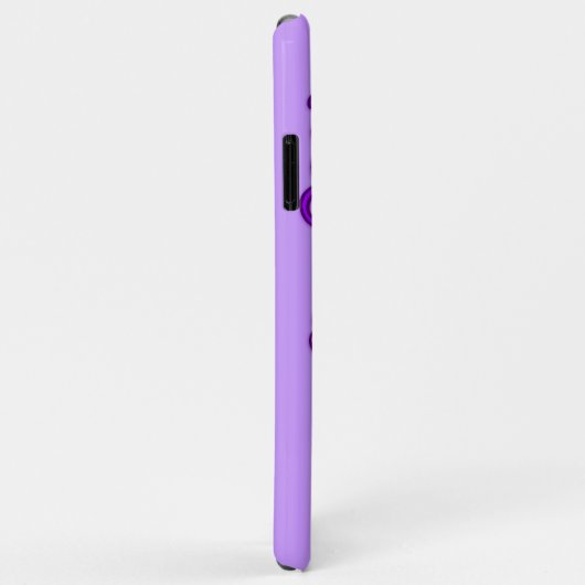 Genoemd paars hoesje met de vlinder (Achterkant/rechts)