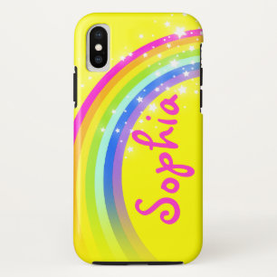 Genoemde 6 letters regenbooggele ifoon Case-Mate iPhone case