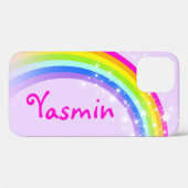 Genoemde 6 letters regenboogmeisjes ipod geval Case-Mate iPhone case (Achterkant (horizontaal))