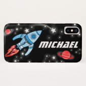 Genoemde 7-letterige raketruimtevaart Case-Mate iPhone case (Achterkant (horizontaal))