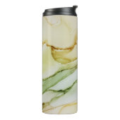 Genoemde Abstracte Pastel Blush Thermische Tumbler Thermosbeker (Gedraaid links)