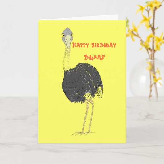 Genoemde de kaart van de Verjaardag van de (Gele Bloem)