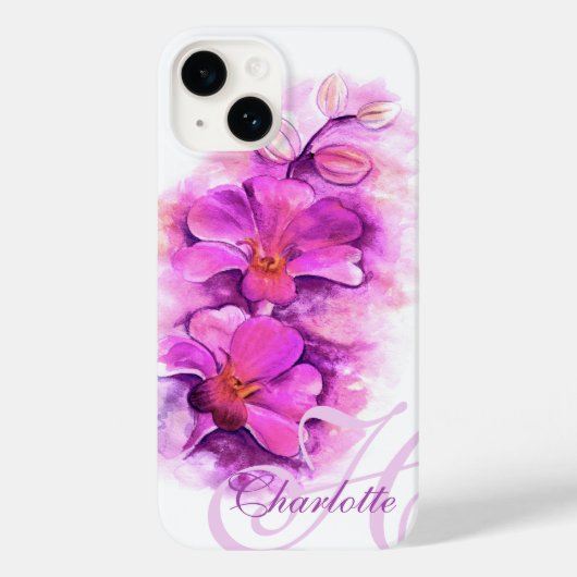 Genoemde radiant Orchid art florroze Case-Mate iPhone Case (Achterkant)