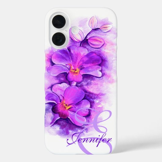 Genoemde radiant Orchid paars art floral Case-Mate iPhone Case (Achterkant)