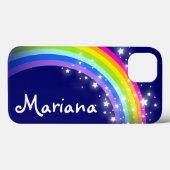 Genoemde regenboog op de scheepvaart Case-Mate iPhone case (Achterkant (horizontaal))