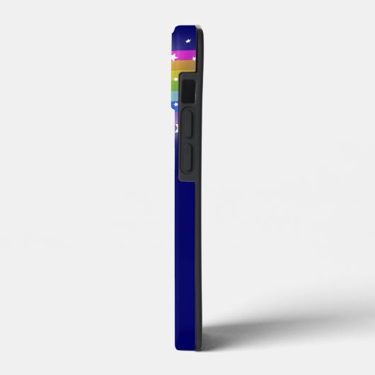 Genoemde regenboog op een nachtelijke zee Case-Mate iPhone case (Achterkant / Links)