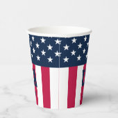Genoemde sterren en Stripes Rood Blauw Papieren Bekers (Rechts)