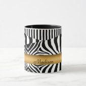 Genoemde Zebra en Stripes Mok (Midden)
