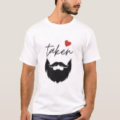 Genomen Beard Funny Valentijnsdag T-shirt (Voorkant)