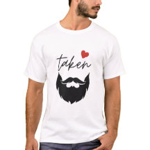 Genomen Beard Funny Valentijnsdag T-shirt