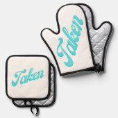 genomen ovenwant & pannenlap set (Voorkant / Achterkant)