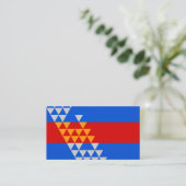 Genomisch symbool van de Indische vlag, de Amerika Visitekaartje (Staand voorkant)