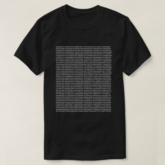 Genoom ATGC DNA-basenparen genen 2 T-shirt (Design voorkant)