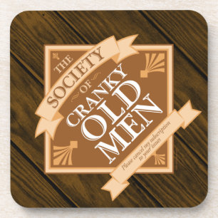 Genootschap van de oude Mannen van Cranky Bier Onderzetter
