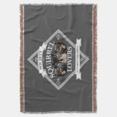 Genootschap van eekhoornlappen - grappige eekhoorn deken (Voorkant Verticaal)