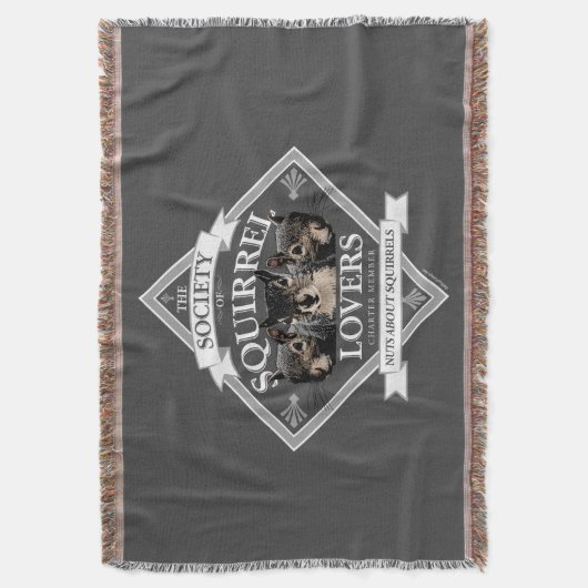 Genootschap van eekhoornlappen - grappige eekhoorn deken (Voorkant Verticaal)