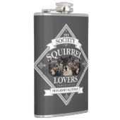 Genootschap van eekhoornlappen - grappige eekhoorn heupfles (Rechts)