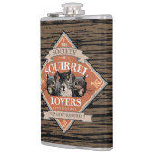 Genootschap van eekhoornlappen - grappige eekhoorn heupfles (Links)