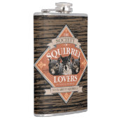 Genootschap van eekhoornlappen - grappige eekhoorn heupfles (Rechts)