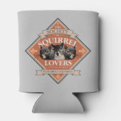 Genootschap van eekhoorns - grappige eekhoorn blikjeskoeler (Achterkant)